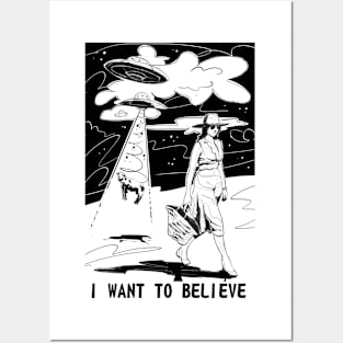 I want to  believe Posters and Art